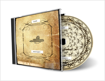 CD artwork: brunk – mudskipper