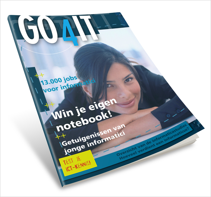 Go4IT magazine design - cover