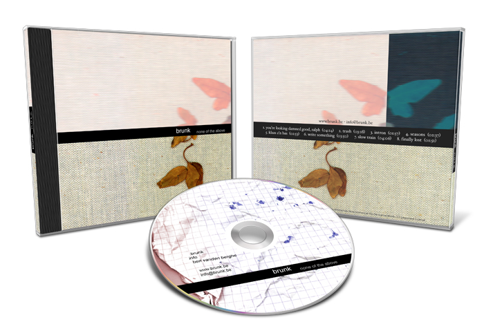 CD artwork by Bert Vanden Berghe: brunk - nota (2005)