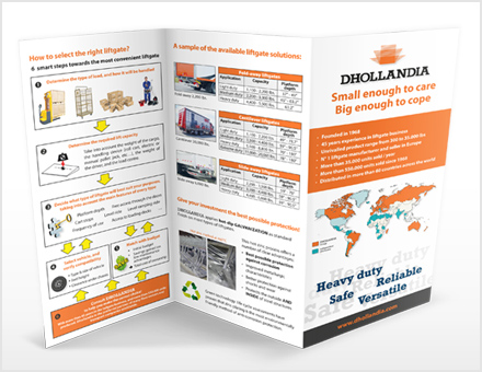 Dhollandia folders & brochures
