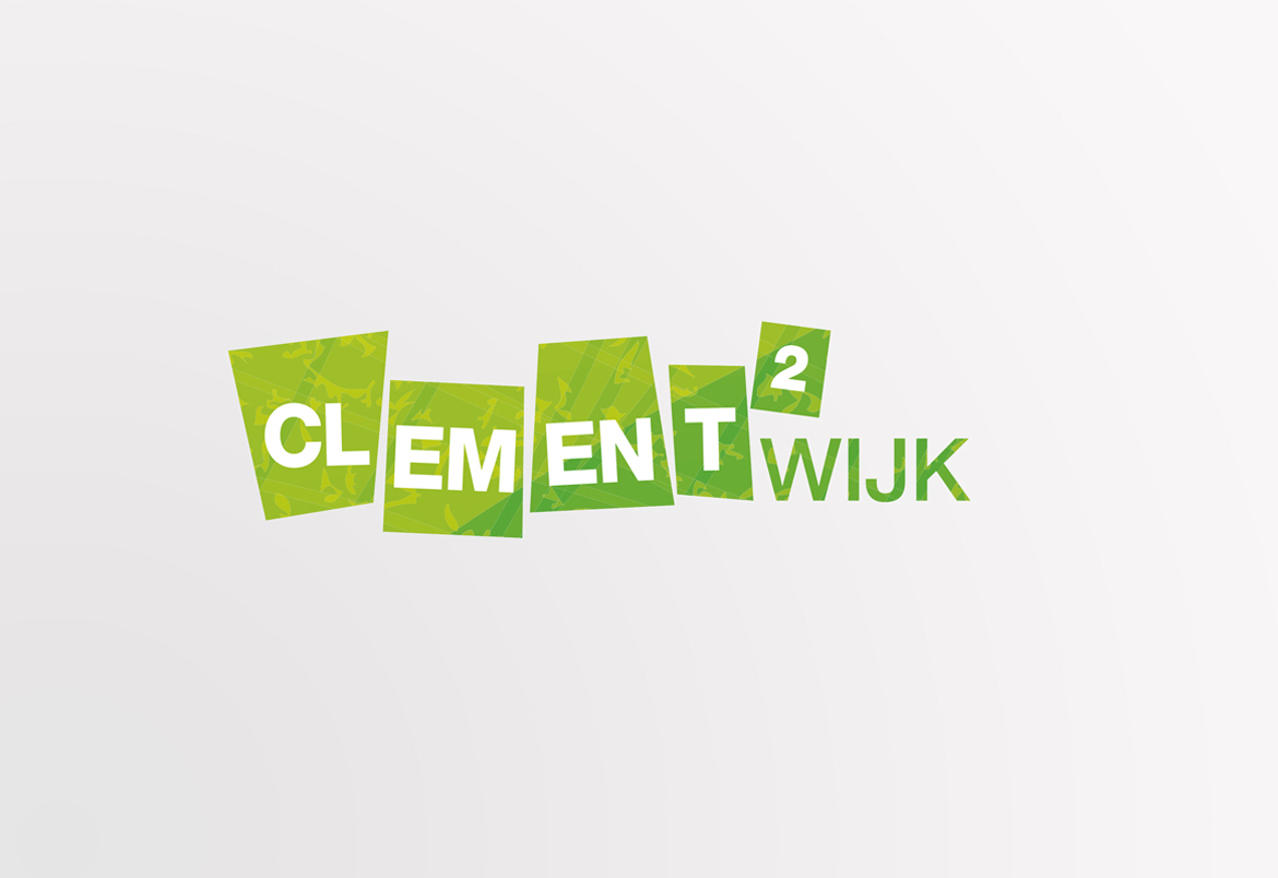 Clementwijk logo + housestyle by Bert Vanden Berghe for Graffito nv