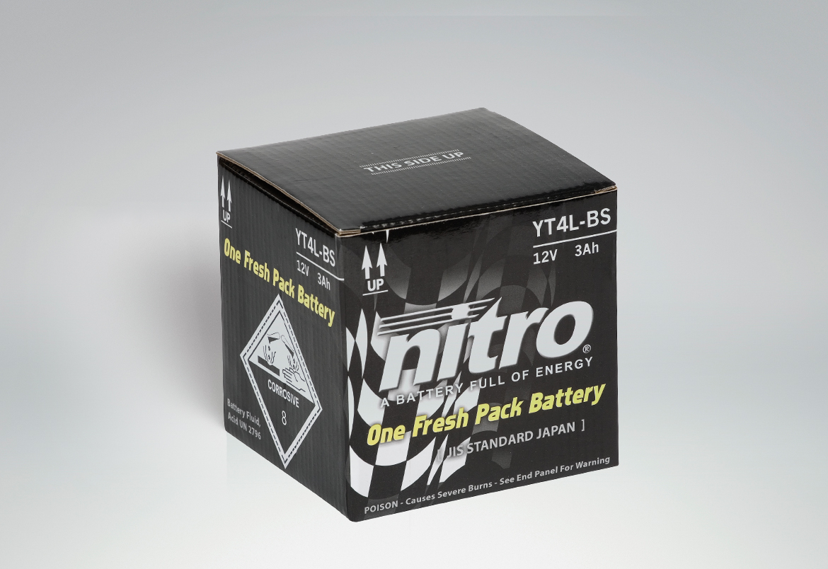 Nitro packaging - design by Bert Vanden Berghe for Graffito nv