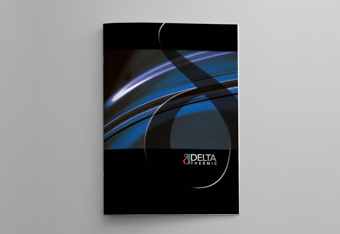 Delta Thermic + Delta Group brochure design by Bert Vanden Berghe for Graffito nv - cover 2