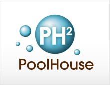 PoolHouse logo & print design