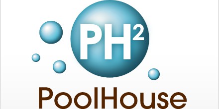 PoolHouse logo & print design